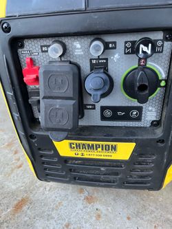 Champion 2500 watt generator