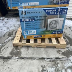 Brand new 18,000 BTU WiFi 1.5- Ton Ductless Mini Split Air Conditioner 3 available retails for 1.4k