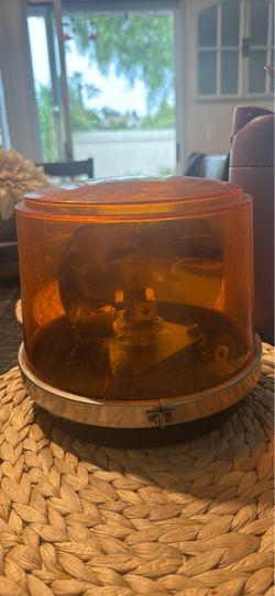 Amber Rotating Emergency Beacon Light