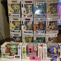 Boxed Funko pops buy all or individually Pokemon seven deadly sins Winnie the Pooh and more