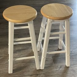 2 kitchen  stools 