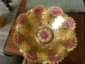 Rose and gold candy bowl