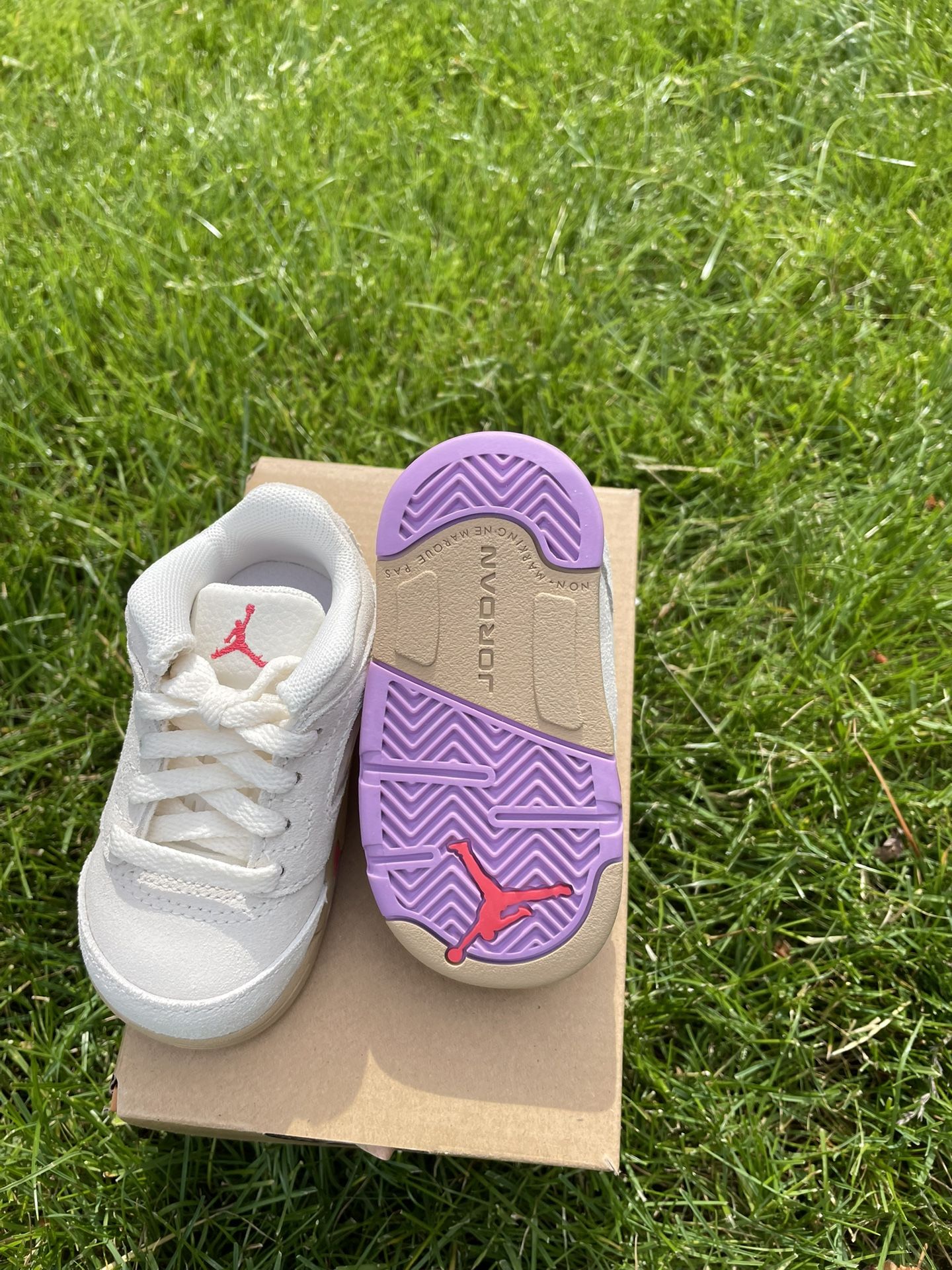 Nike Jordan 5 Retro Low ‘ Peanut Butter & Jelly’ Rare 4c (td) toddler HJ5992