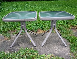 Quality Patio End Tables Set - Nice condition!