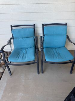 Patio chairs   20 bucks for both