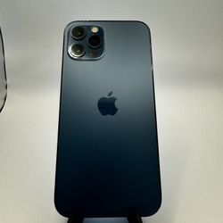 Unlocked iPhone 12 Pro Matte Blue 128gb 