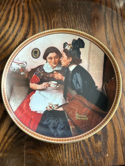 Norman Rockwell “Gossiping in the Alcove”