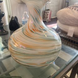 Hand Blown Glass Vase