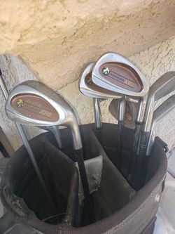 Golf Clubs and Bag