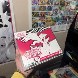 White Flare Elite Trainer Box Pokémon Cards 