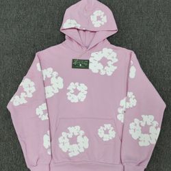 Pink Denim Tears Hoodie