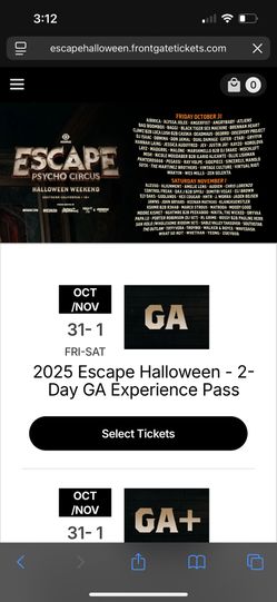 Escape Ticket