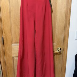 Akira Black Label Red Palazzo Pants - Women’s size Small, Fits like XS