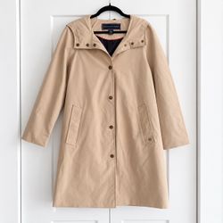 Tommy Hilfiger Hooded Raincoat / Windbreaker — Size Small, New With Tags