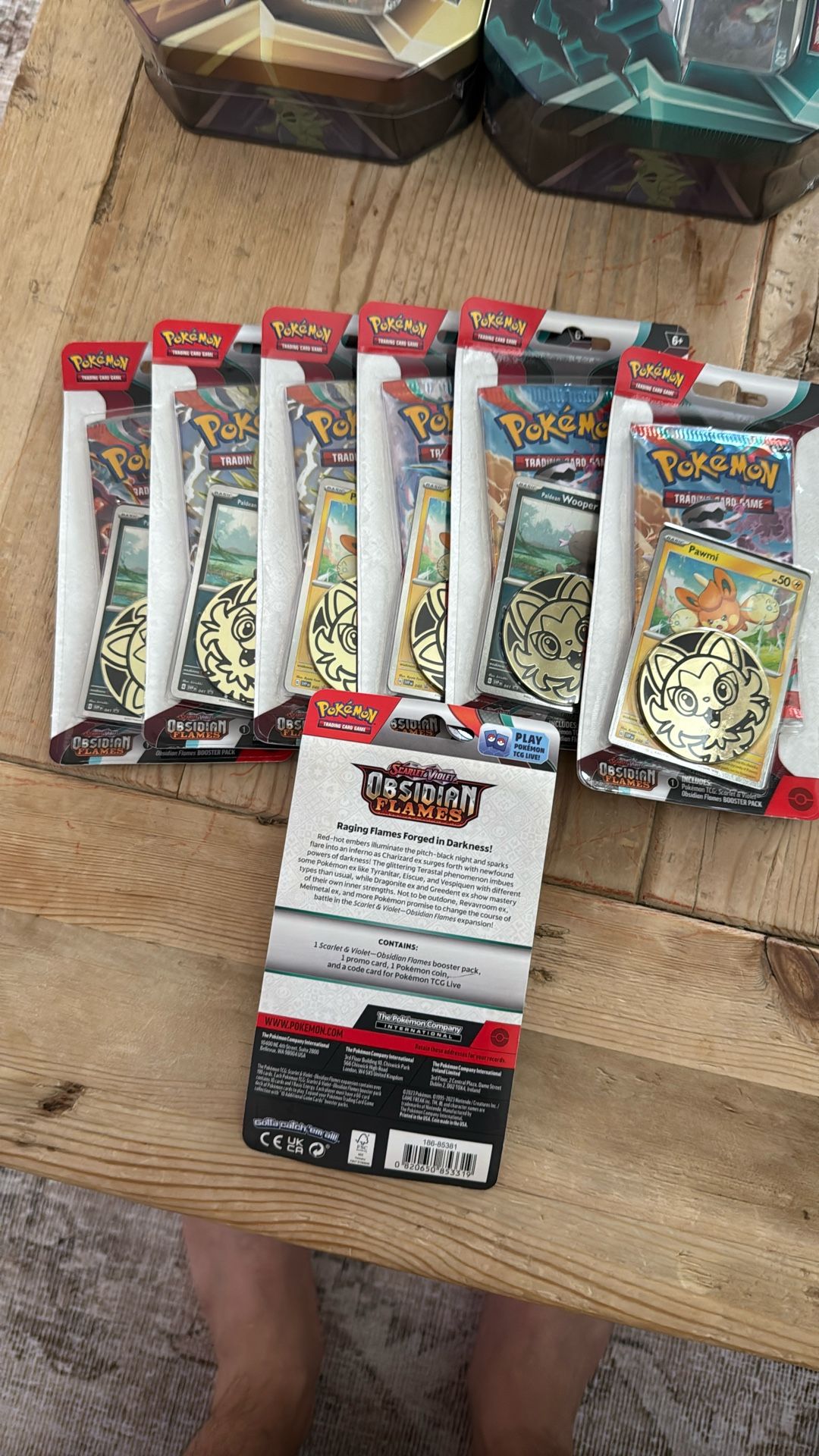Obsidian Flames Booster Packs