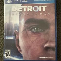 Detroit: Become Human (PS4, 2018)  very good condition - Case & Disc,!