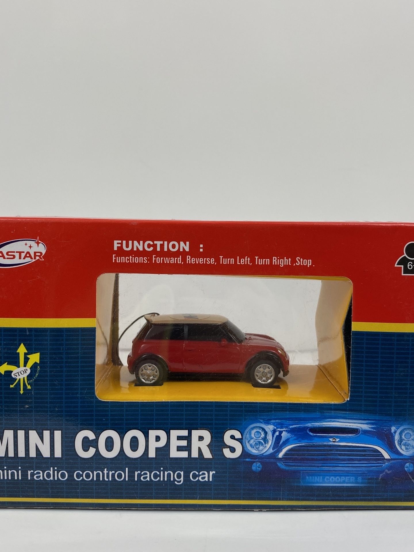 Rastar Radio Control Racing Car Mini Cooper S 1:58 Red Mint in Box