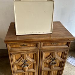 Singer Sewing Cabinet And machine