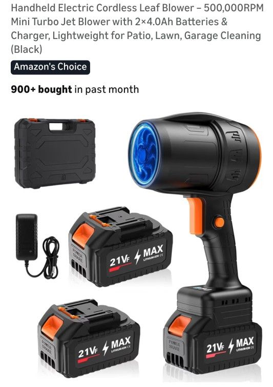 NEW POWERFUL HANDHELD CORDLESS LEAF BLOWER