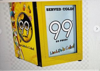 Mini Fridge 99 Bananas / 99 Proof Counter Top Cooler