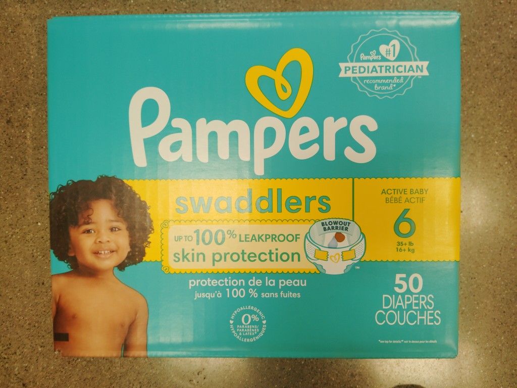Pampers Swaddlers Size 6 50 Count