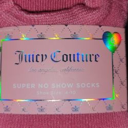 Juicy Couture No Show Socks 