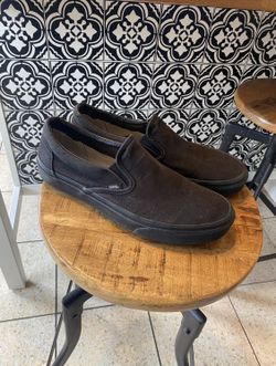 Mens Black Slip On Vans Size 11 Skate Surf