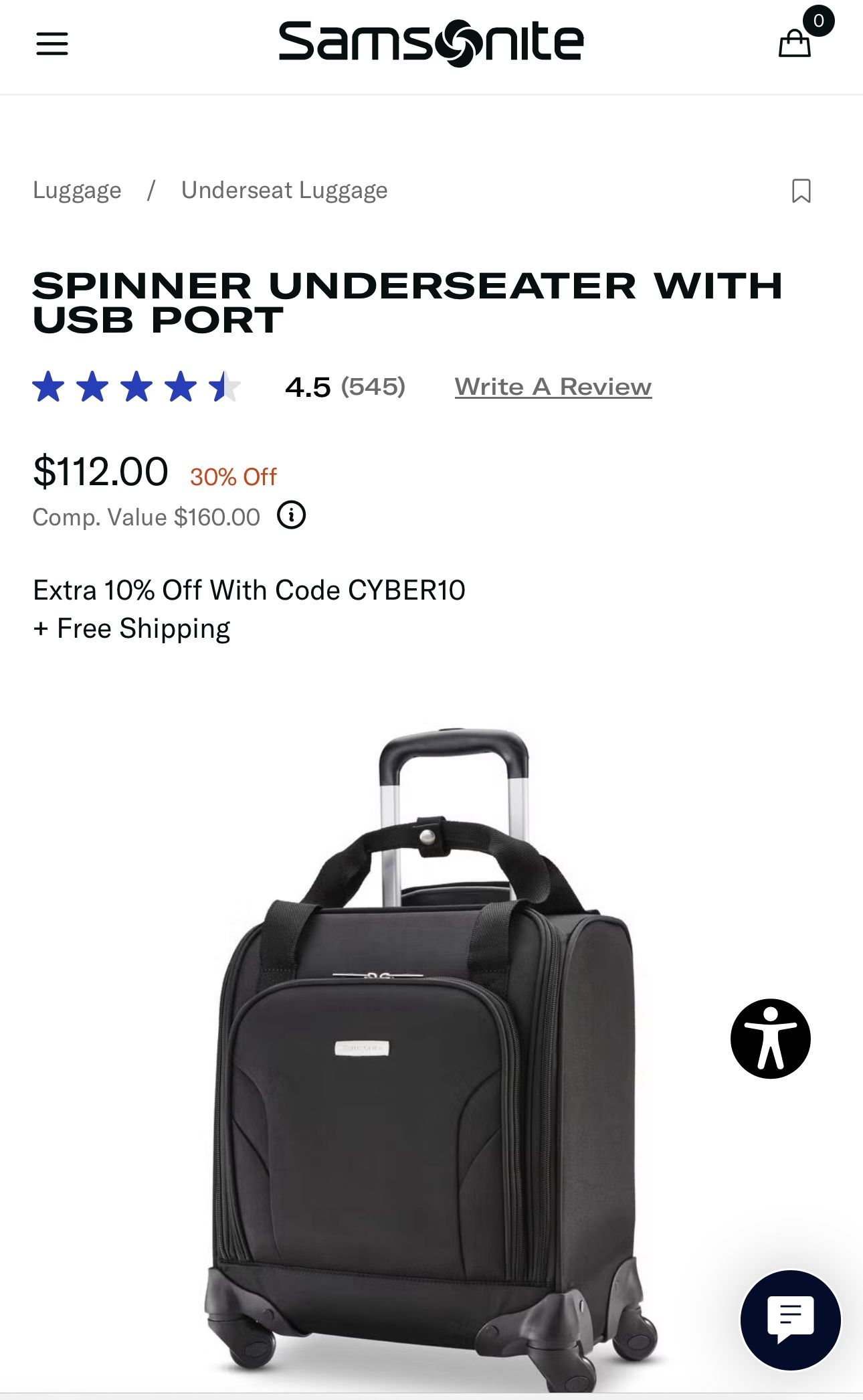 SPINNER UNDERSEATER WITH USB PORT