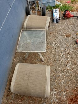 Table and stools