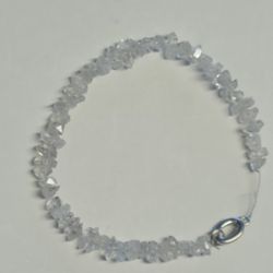 7.5" Herkimer Diamond Crystal Bracelet - New - 925 silver Clasp- AAA+ Herkimers