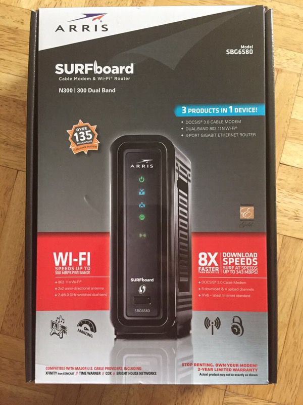 Arris modem with router