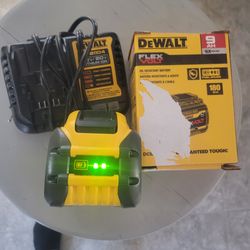 DeWalt Flex Volt 60 v max lithium ion battery and charger