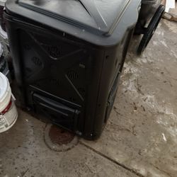 Black Plastic Compost Bin