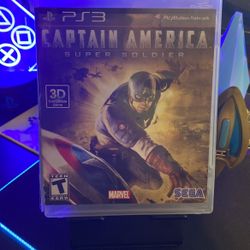 Captain America (PS3) game and Case