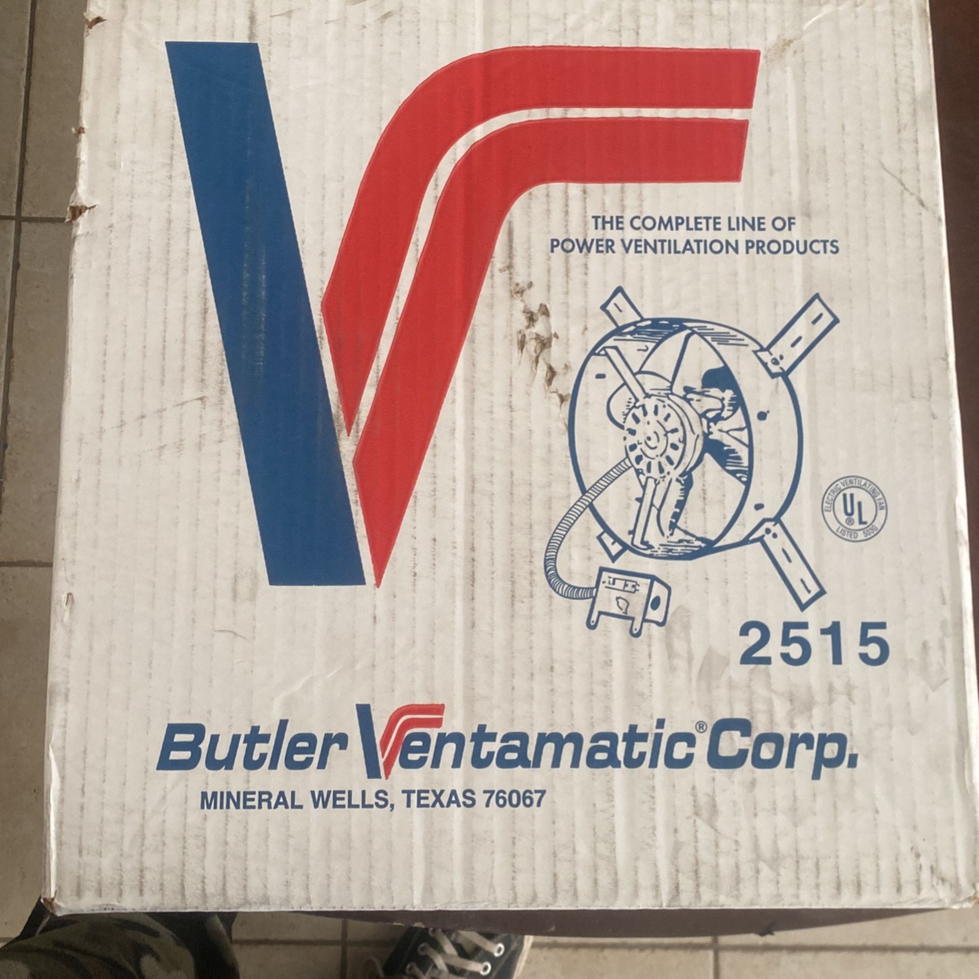attic fans. butler ventamatic corp fans