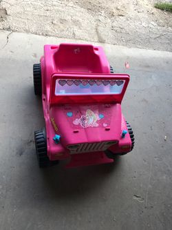 Kids Barbie Jeep