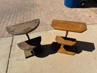Oak end table