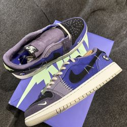 Jordan Retro 1 Low Voodoo    ( Size 10 )