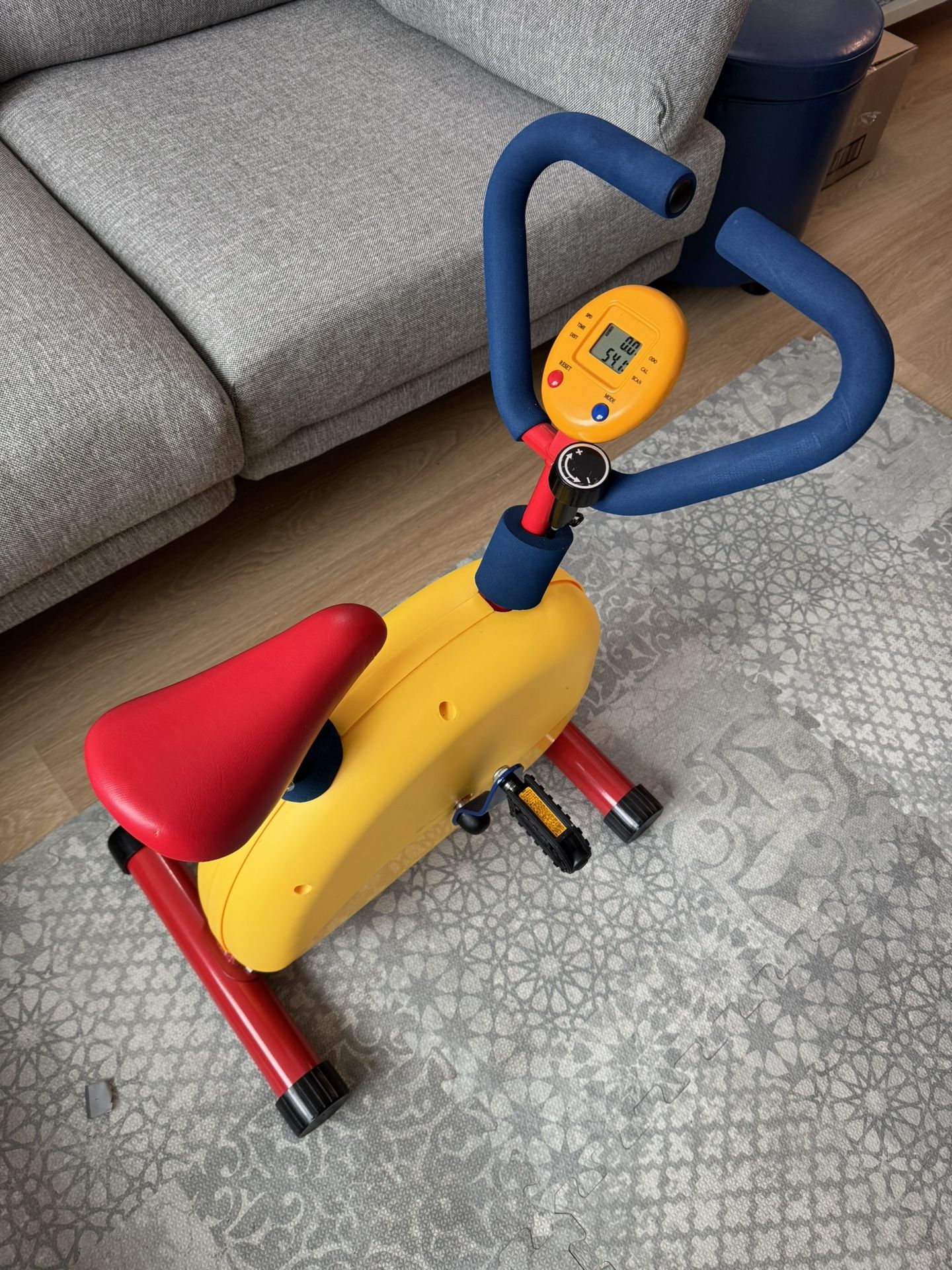 Kids Indoor Exercise Bike with Digital Display