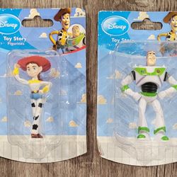 Disney's Pixar Toy Story Buzz Lightyear and Jessie 3" Action Figures *NIB*