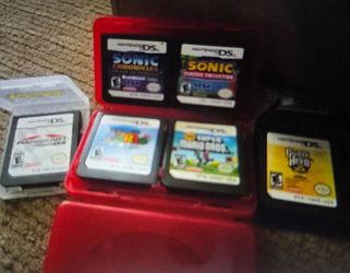 6 DS game lot sonic Mario