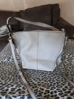 Women's Light beige large Pebbled Bag
