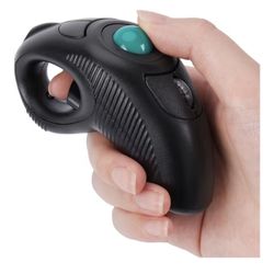 welspo Wireless USB Handheld Finger Trackball Mouse with Laser Pointer