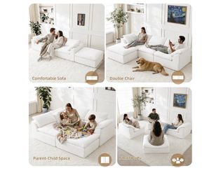 Boneless couch