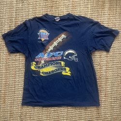 Vintage San Diego Chargers Football T Shirt 