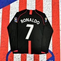 07 08 CR7 Ronaldo 7 Away soccer Jersey 