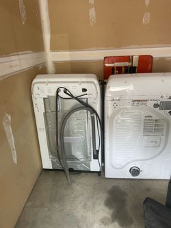 Washer and Dryer Set – White