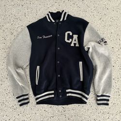 Vintage “OCEAN BEACH” San Francisco Letterman Style Varsity Jacket. Size XL.