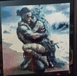 Clearance Romantic couple on beach diamond+painting whatmost