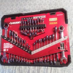 Husky 30pc Ratcheting Combination Wrench Set